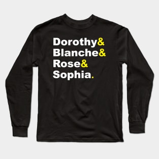 The golden girls for dark Long Sleeve T-Shirt